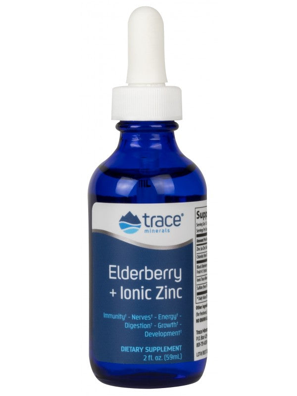 Liquid Ionic Elderberry + Ionic Zinc 59ml - Organax Ltd