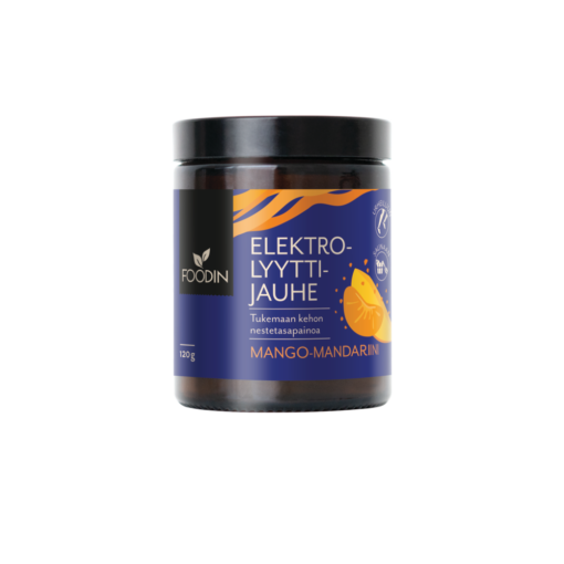 Electrolyte Powder Mango-Mandarin, 120 g - Organax Ltd