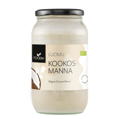 Organic Coconut Manna Raw 1Kg - Organax Ltd