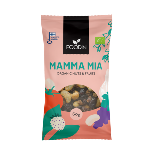 Nuts & Fruits Mamma Mia - Organic 60 g - Organax Ltd