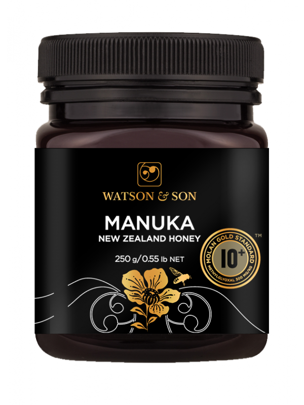 Watson&Son Black Label Manuka Honey MGS10+ (MGO300) 250g - Organax Ltd