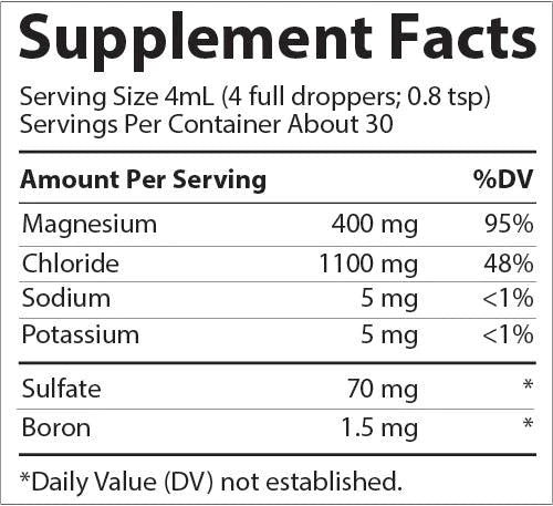 LIQUID IONIC MAGNESIUM - 400MG 59ML - Organax Ltd