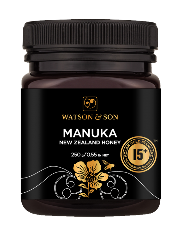 Watson&Son Black Label Manuka Honey MGS15+ (MGO500) 500g - Organax Ltd